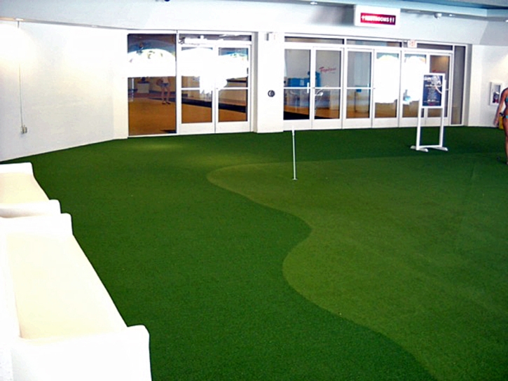 Artificial Grass Installation Parker Strip, Arizona Roof Top, Commercial Landscape
