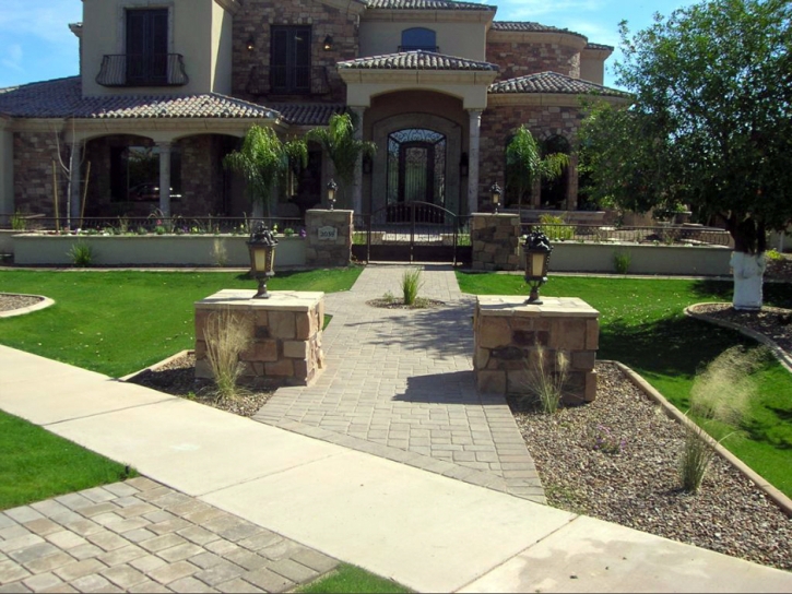 Grass Carpet Arivaca Junction, Arizona City Landscape, Front Yard Design